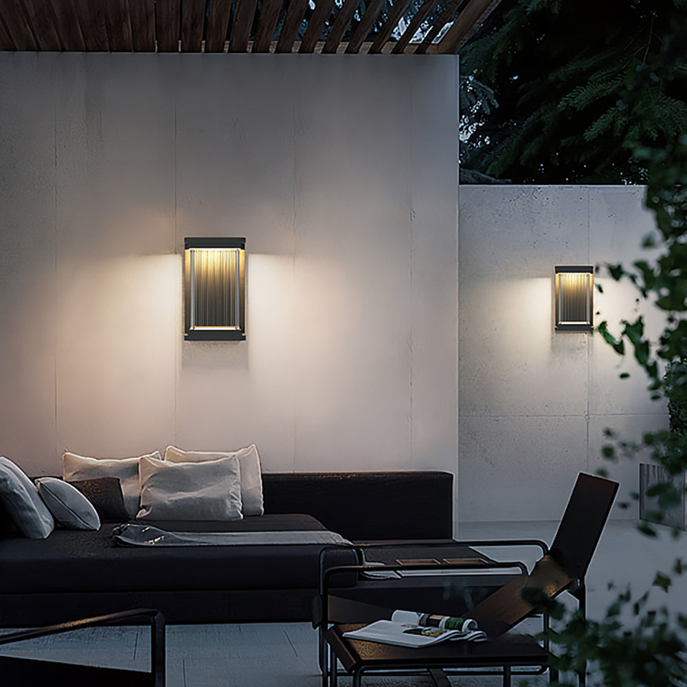 Aplique de Pared Exterior LED – Diseño Moderno para Terraza y Balcón
