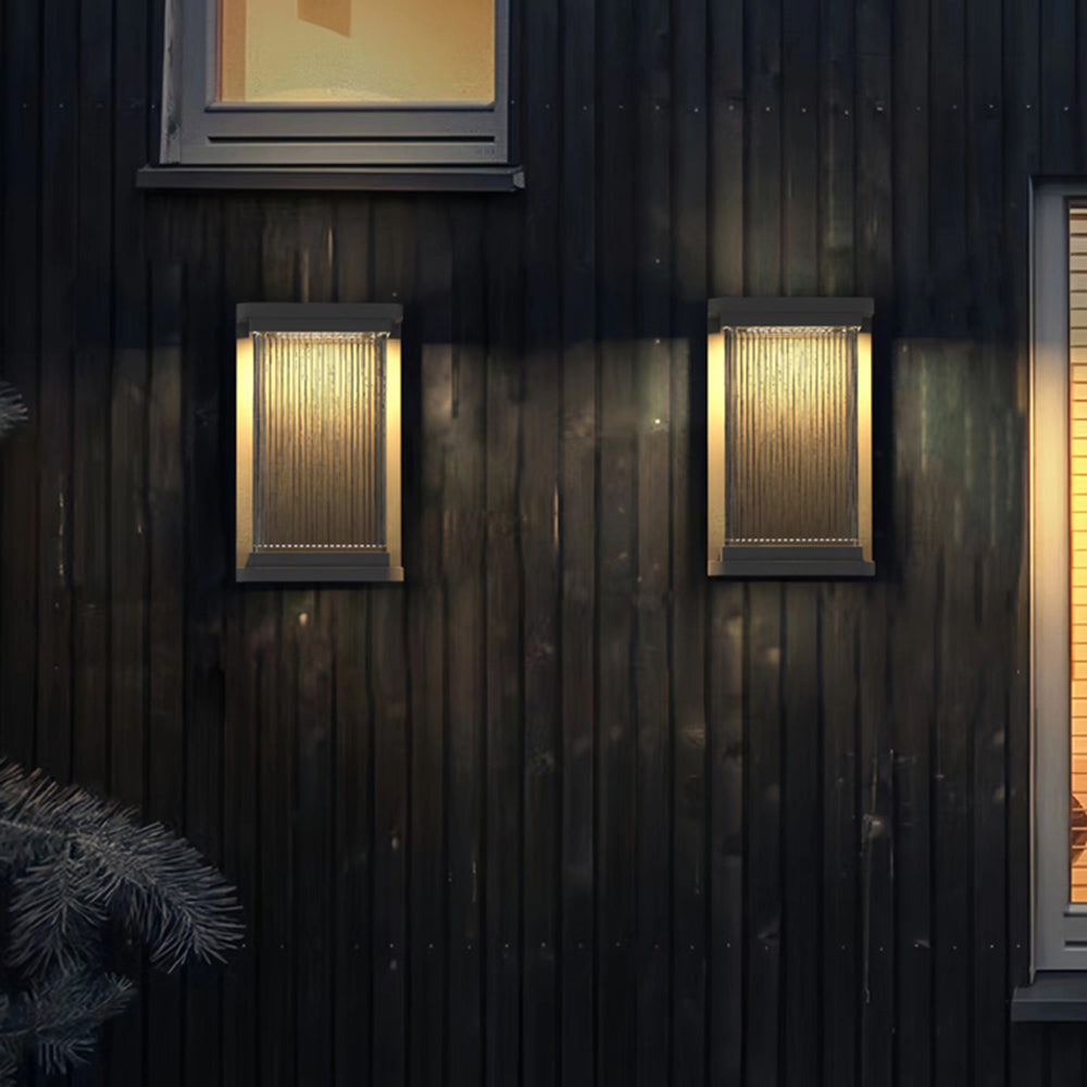 Aplique de Pared Exterior LED – Diseño Moderno para Terraza y Balcón