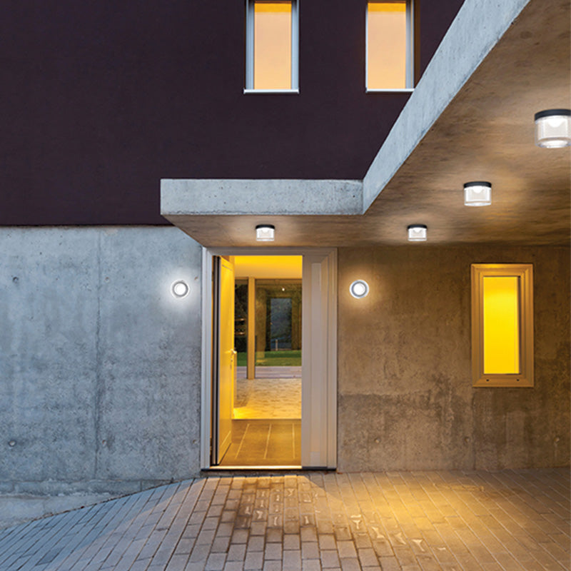 Aplique de Pared Exterior LuxLumé® – Diseño Moderno en Metal y Acrílico