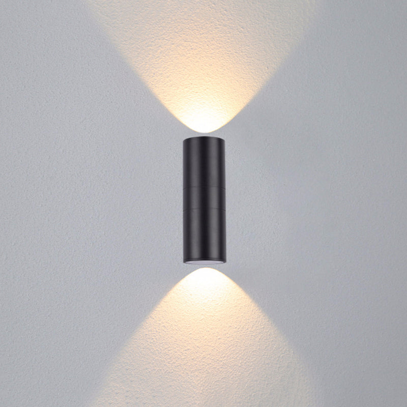 Aplique de Pared Exterior LuxaLoom® – Doble Iluminación LED Moderna e Impermeable