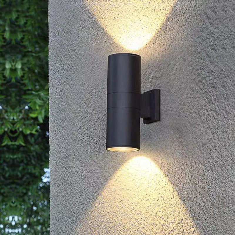 Aplique de Pared Exterior LuxaLoom® – Doble Iluminación LED Moderna e Impermeable