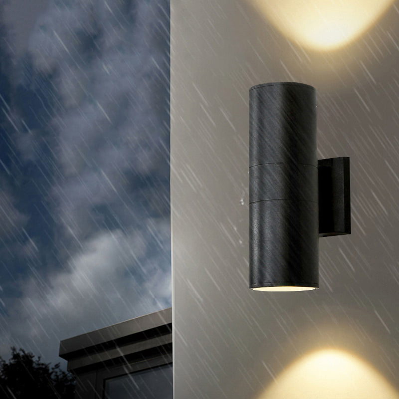 Aplique de Pared Exterior LuxaLoom® – Doble Iluminación LED Moderna e Impermeable