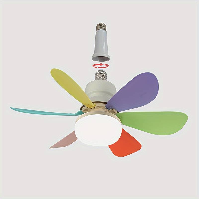 AeroGlow - Ventilador de Techo LED Moderno con Luz y Silencioso