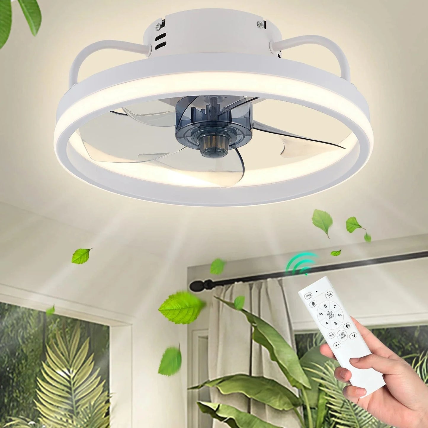 AeroLux - Ventilador de Techo LED Multifunción Premium