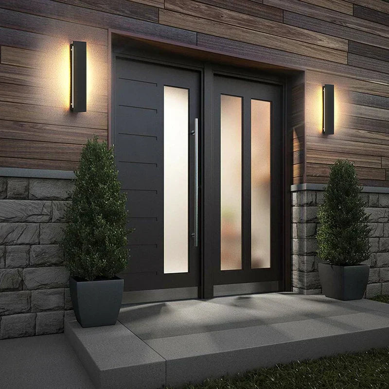 Aplique de Pared Exterior LED – Diseño Moderno y Resistente al Agua