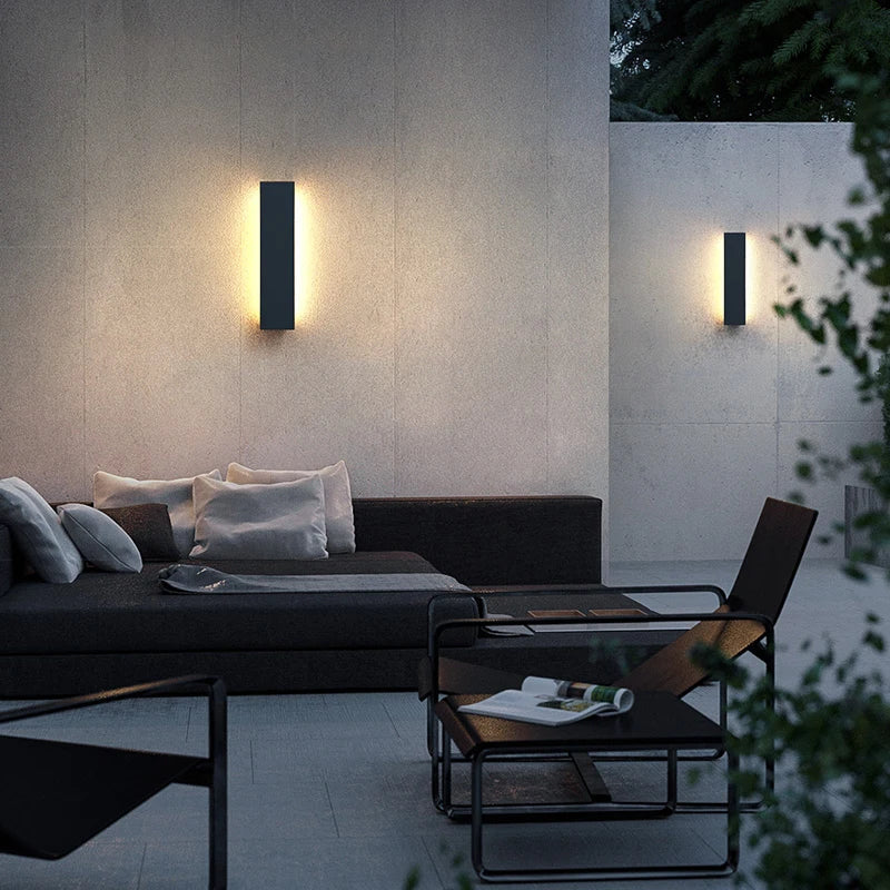 Aplique de Pared Exterior LED – Diseño Moderno y Resistente al Agua