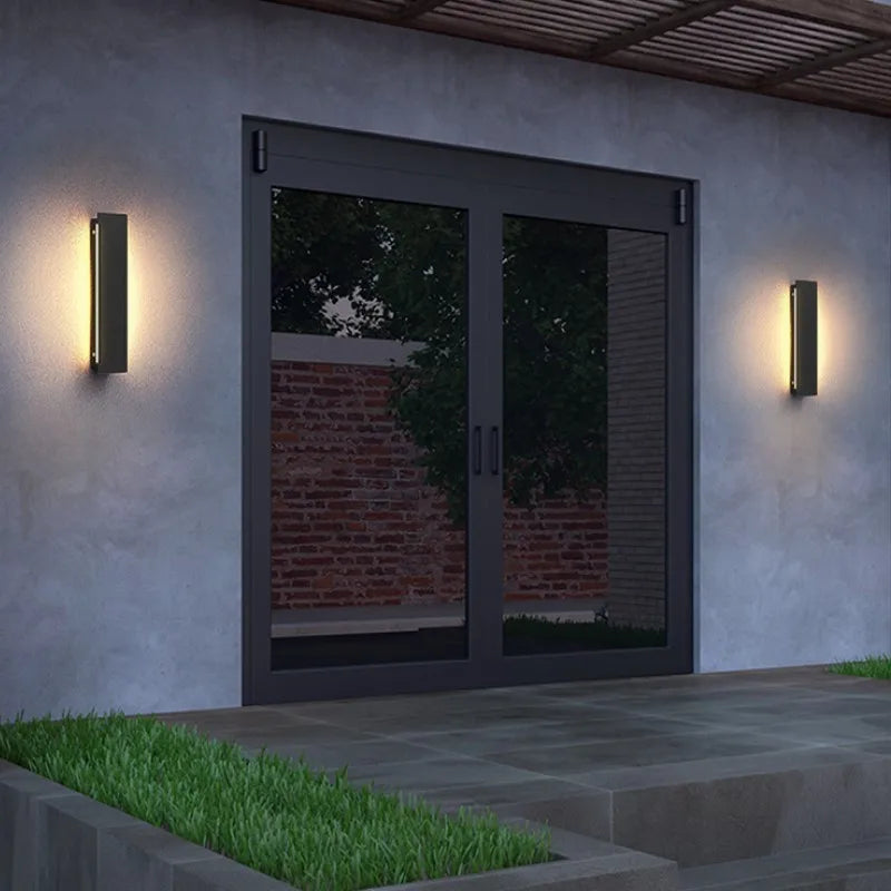 Aplique de Pared Exterior LED – Diseño Moderno y Resistente al Agua