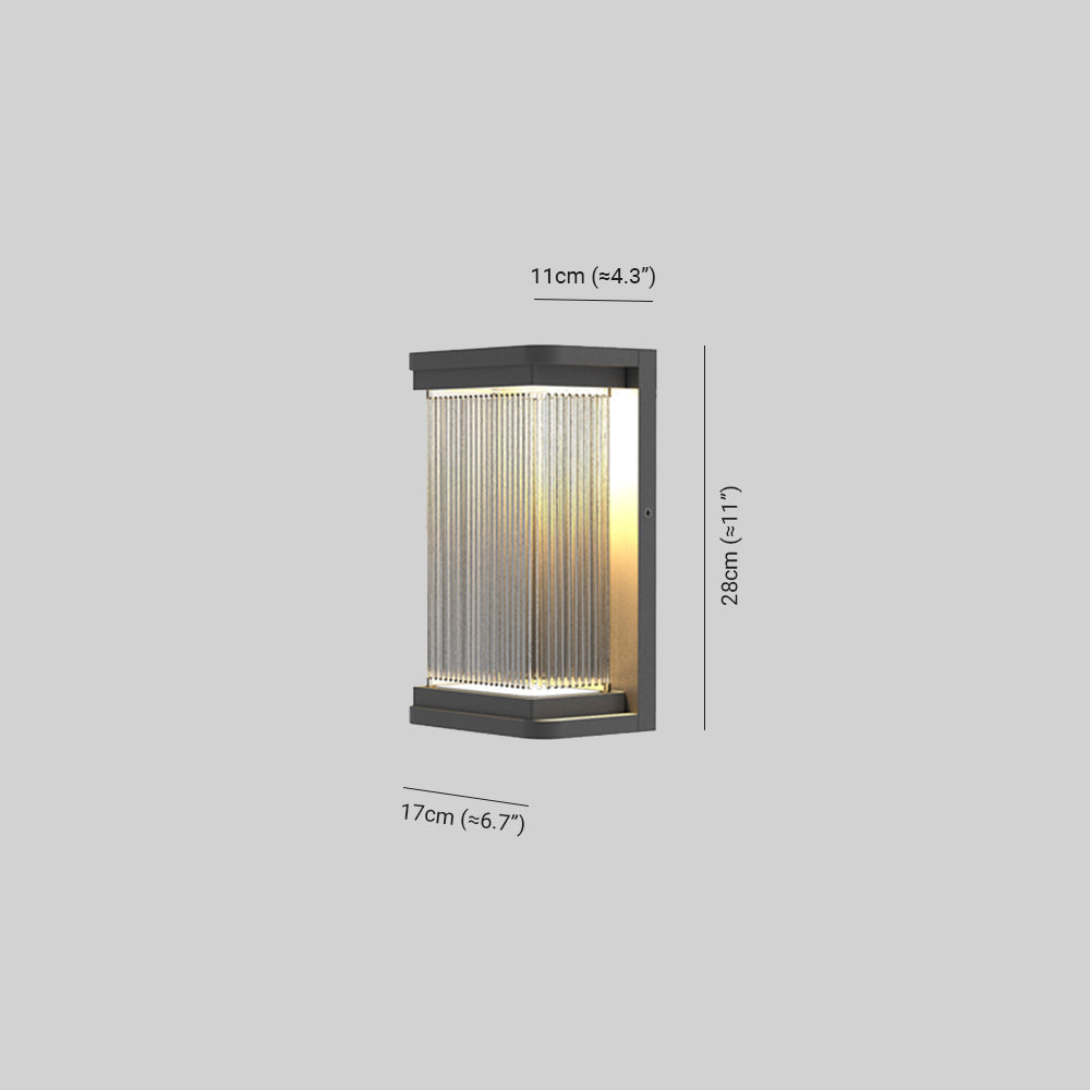 Aplique de Pared Exterior LED – Diseño Moderno para Terraza y Balcón