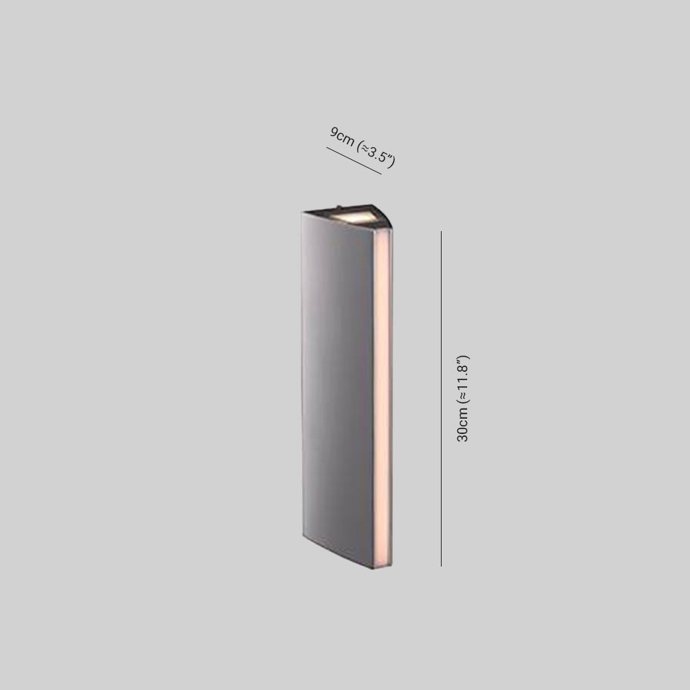 Aplique de Pared Exterior Diseño – Resistente al Agua IP65, LED Integrado