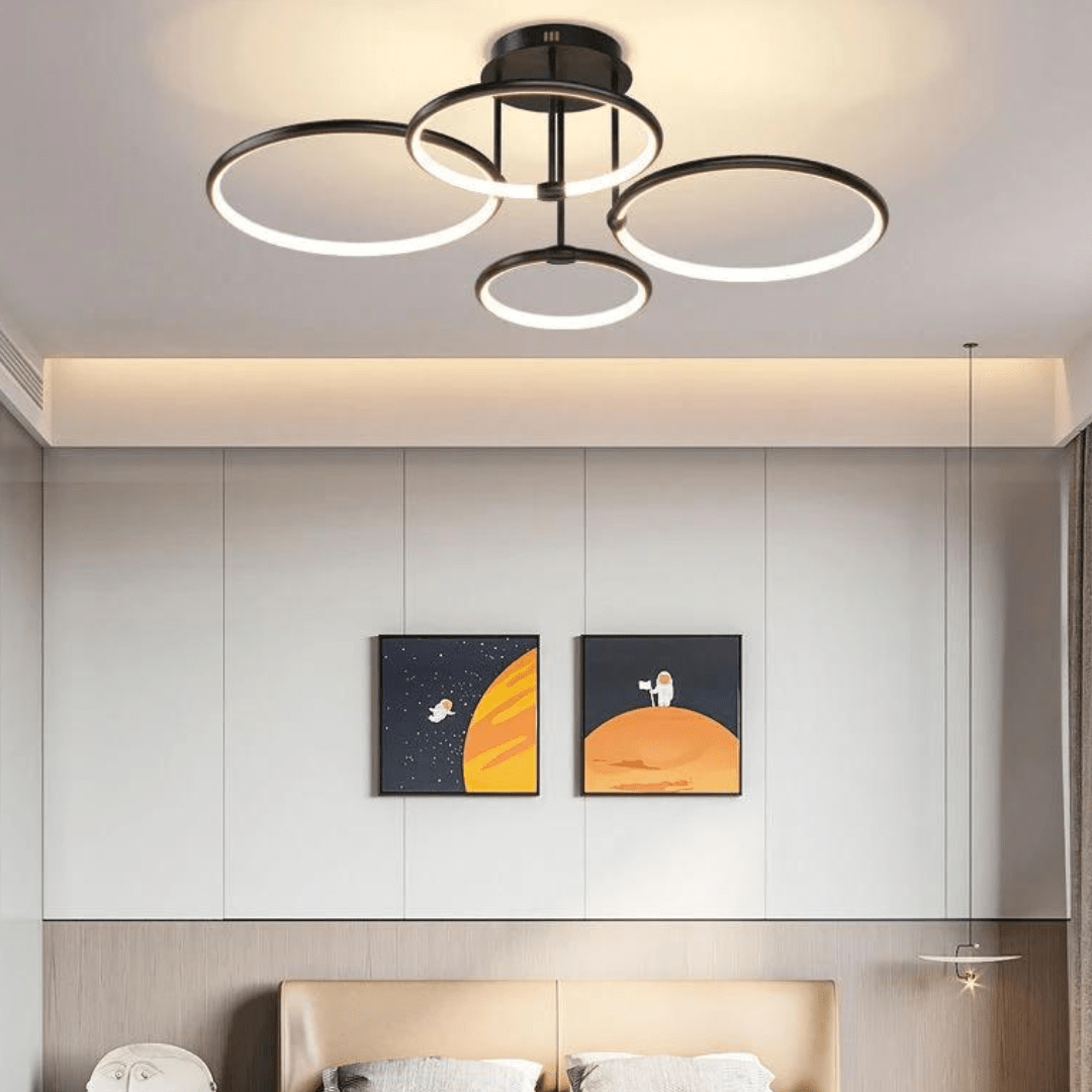LumaCircle™ - Lámpara de Techo Circular LED para Salón