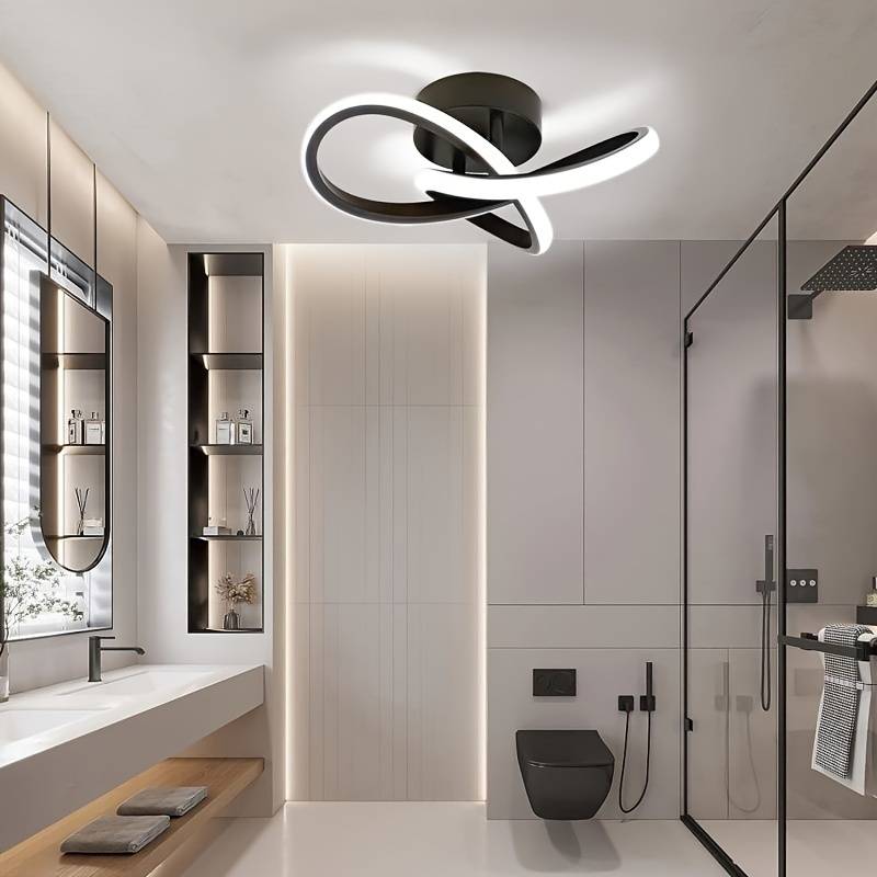 LumiTwist - Lámpara de Techo LED Futurista en Espiral