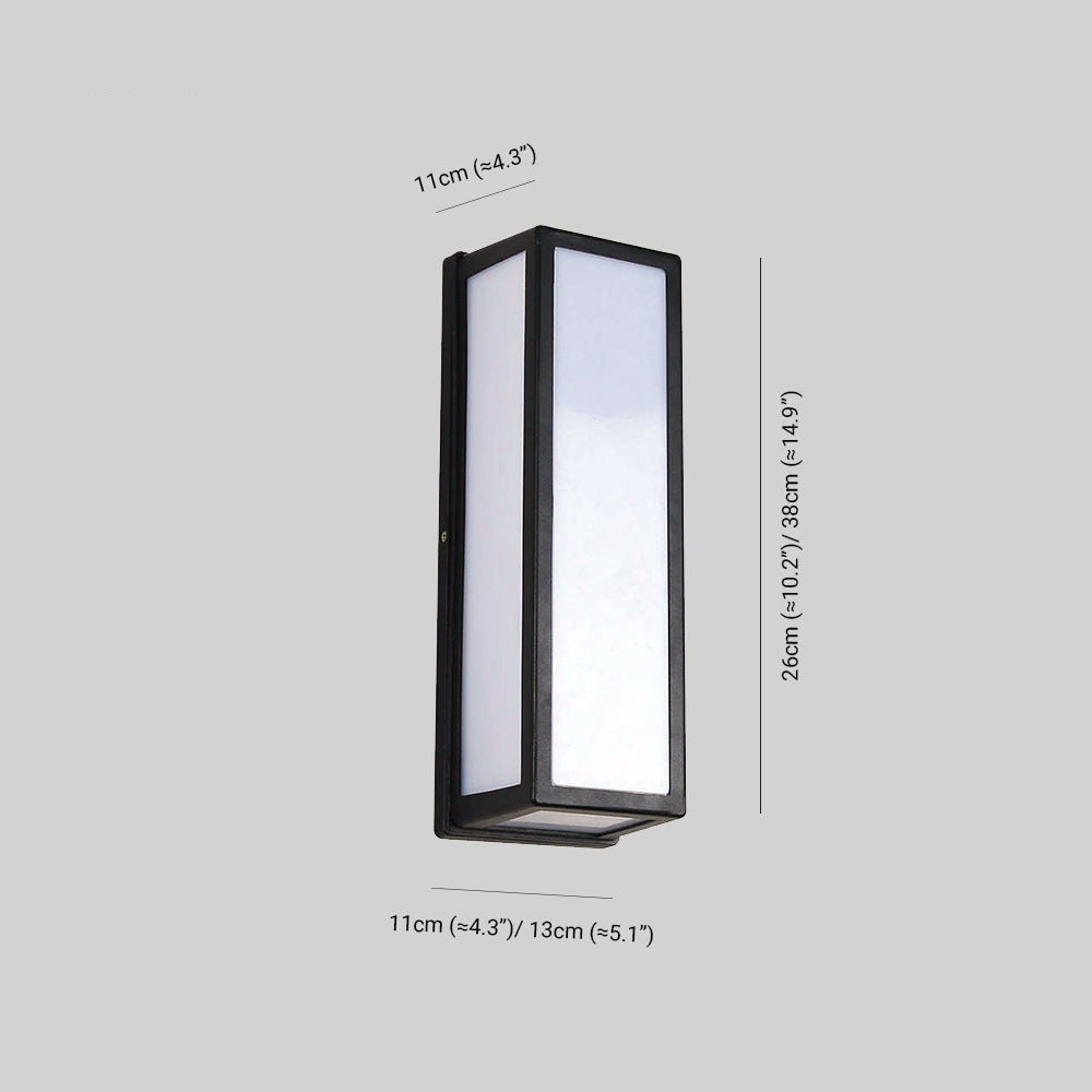Aplique de Pared Exterior LuxBright® – Iluminación LED Impermeable para Hogar y Jardín