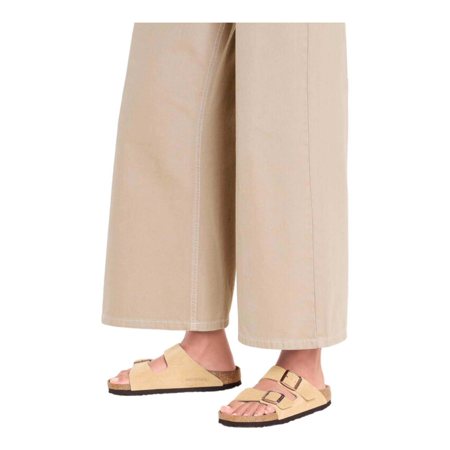 Sandalias Birkenstock Arizona Suede Latte Cream Unisex