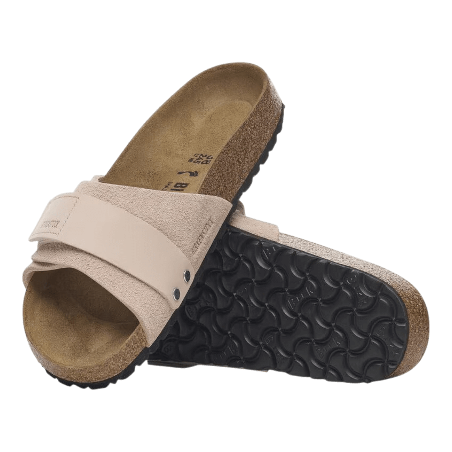 Sandalias Birkenstock de Ante Rosa Claro Mujer