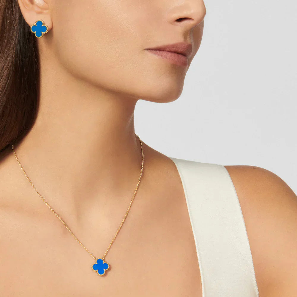 Aretes de Trébol de Cuatro Hojas