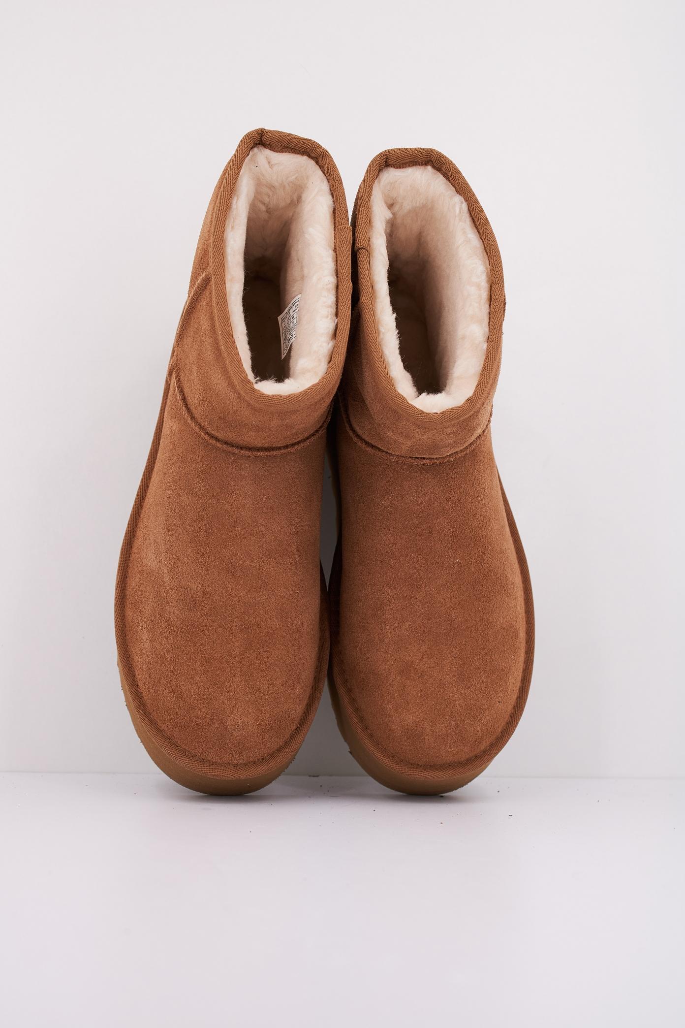 Botas de Ante con Mini Plataforma