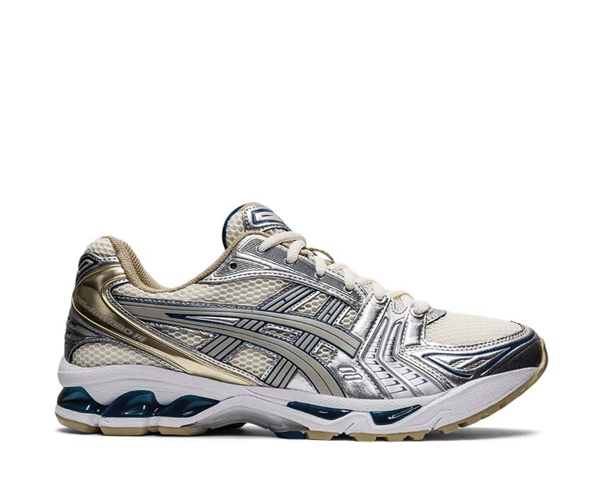 Asics Gel Kayano 14, Gel Kayano 14 Cream Gold, Zapatillas Asics Gel, Asics Kayano mujer, Asics Kayano hombre, Asics running retro, Zapatillas deportivas Asics, Asics GEL amortiguación, Zapatillas running Asics, Asics Gel Kayano doradas