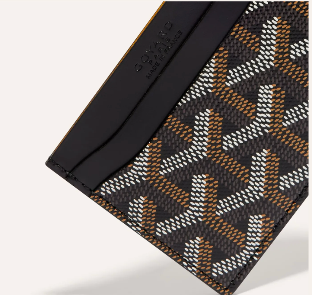 portatarjetas hombre, portatarjetas mujer, tarjetero monograma, tarjetero elegante, cartera pequeña, cartera delgada