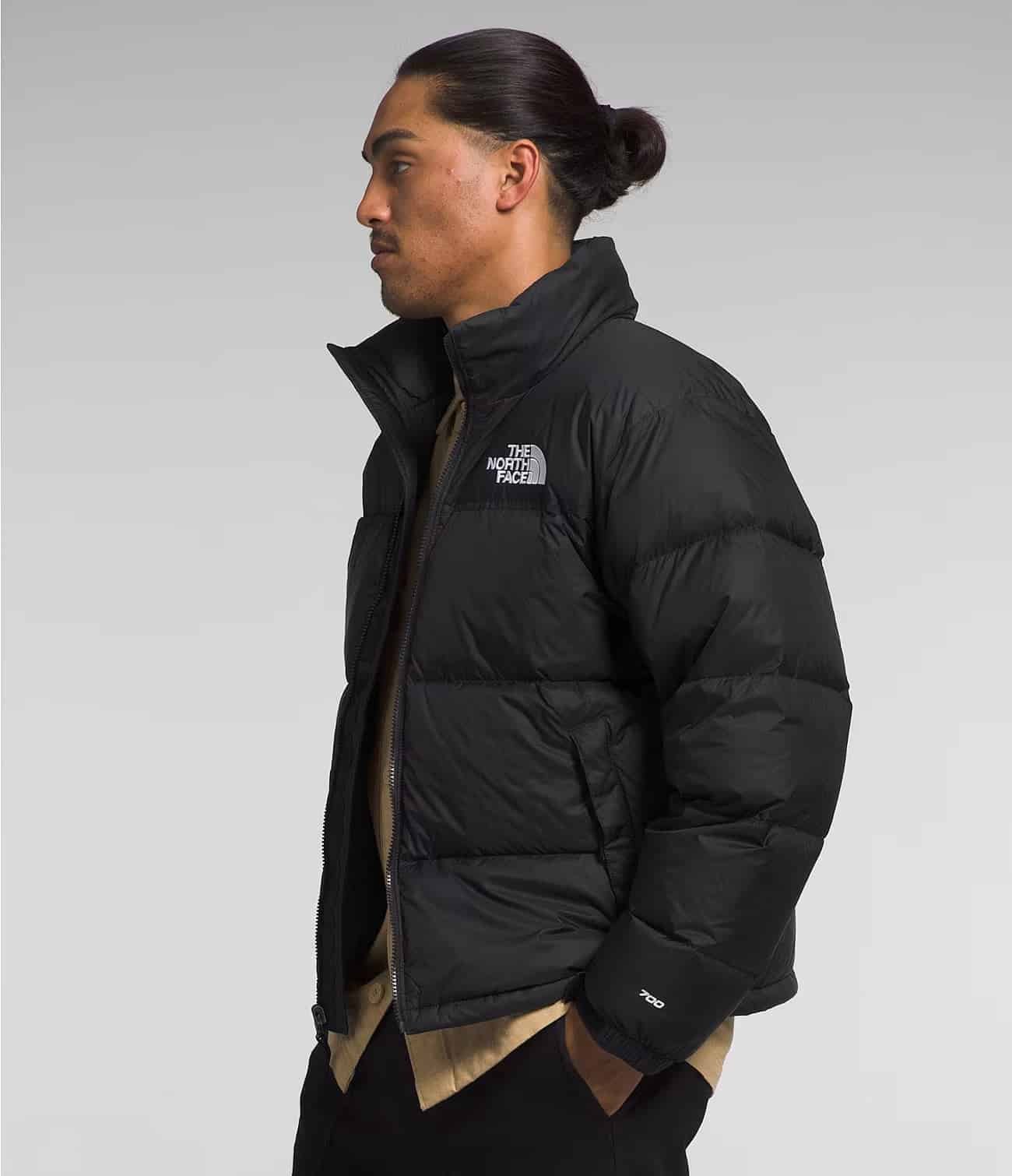 Chaqueta De Plumas Para Hombre Negra 1996 Retro Nuptse