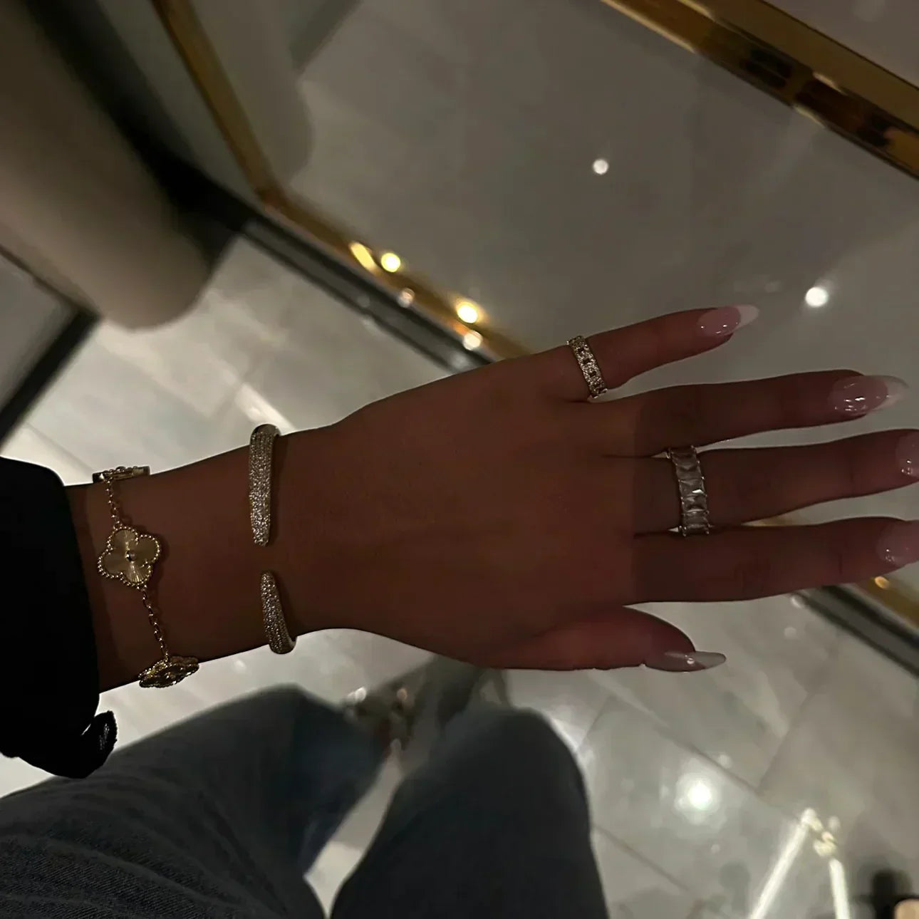 Pulsera Elegante | Pulsera Trébol Oro | Joyería Trébol-75edbcd33d92