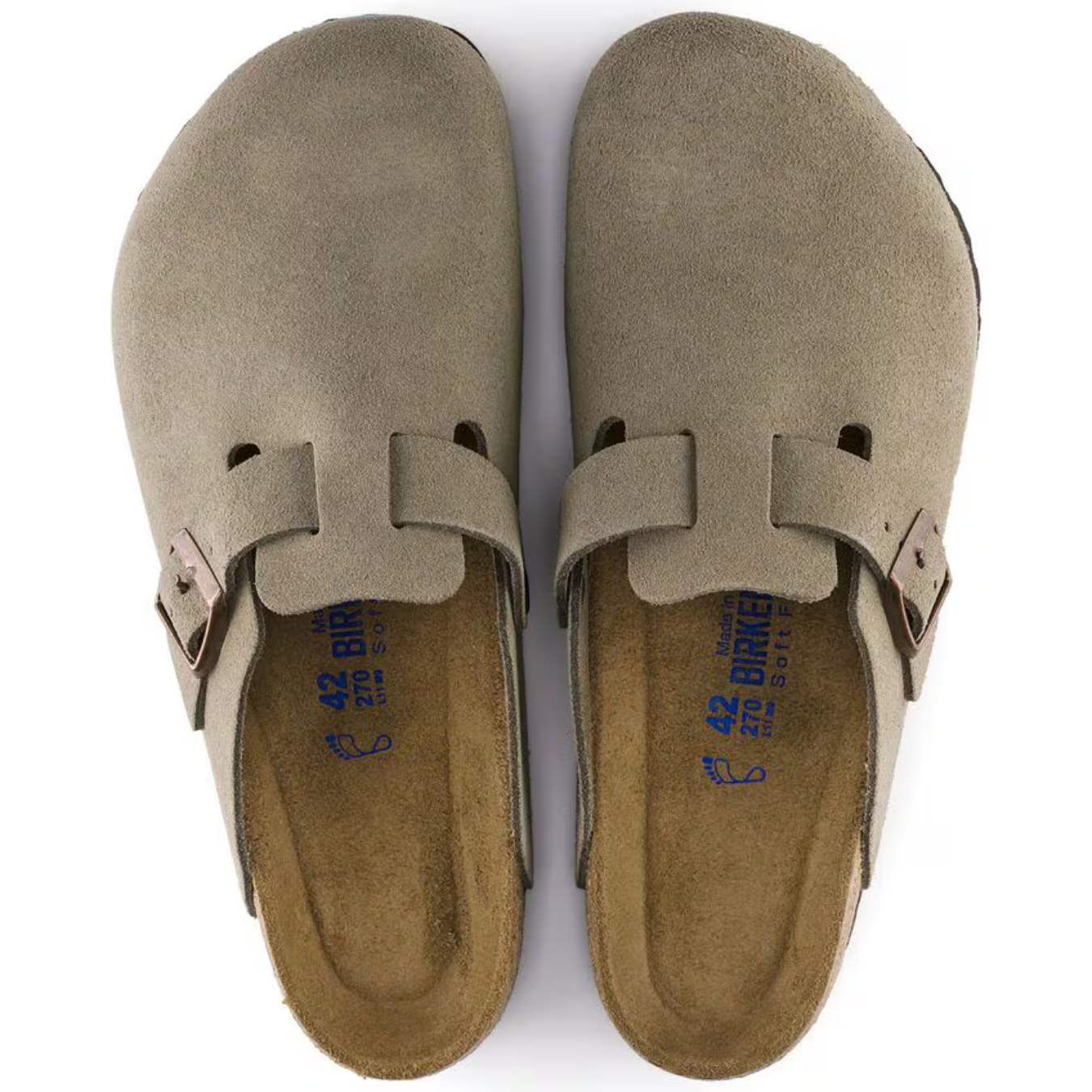 Zuecos Anatómicos de Gamuza Birkenstock Unisex
