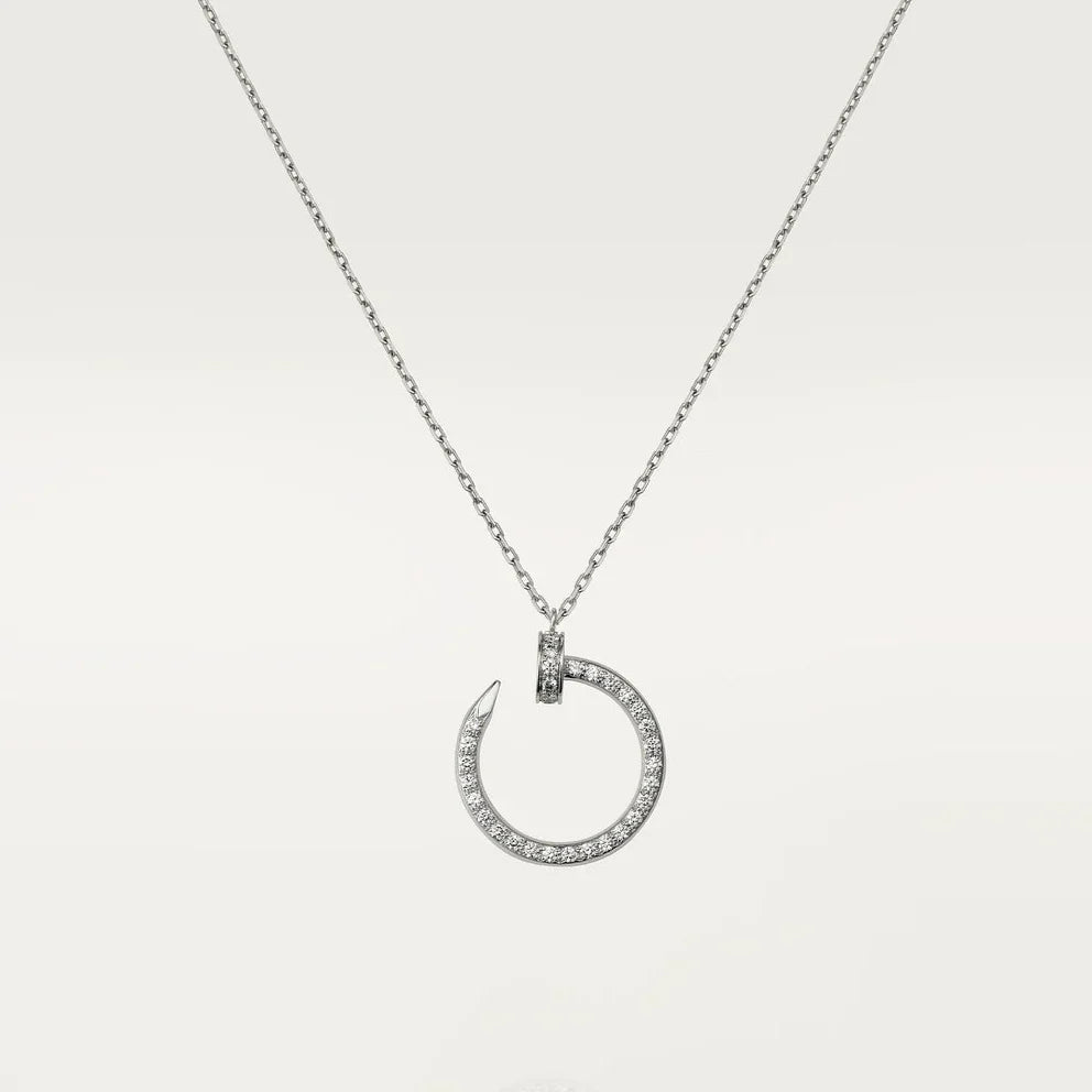 collar clavo, collar depaysement, collar unisex, collar minimalista, collar acero titanio, collar moderno, joyería elegante, accesorio de moda, collar resistente, collar hipoalergénico, collar antióxido, collar para hombre, collar mujer, co