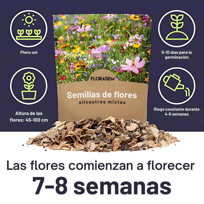 florasem2_Paquete de Semillas de Flores Silvestres Variadas