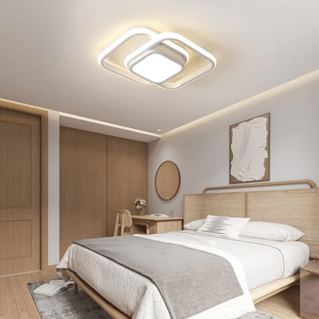 LumoTwist - Lámpara de Techo LED Diseño Entretejido Compacto